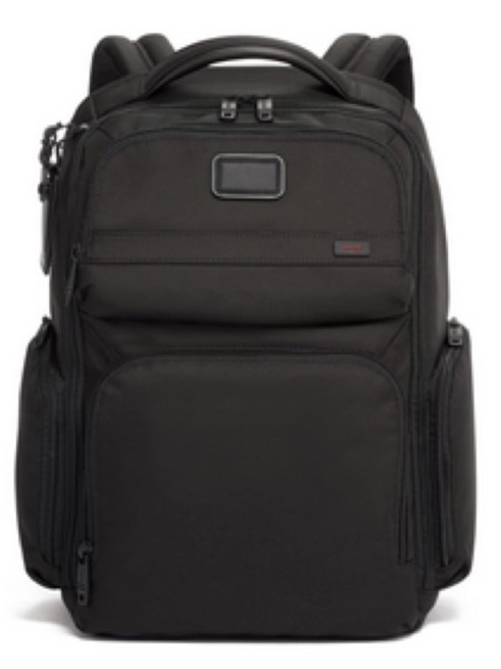 Tumi Black Business Travel Backpack with Multiple Compartments